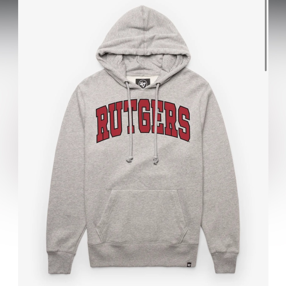 ‘47 NCAA RUTGERS SCARLET KNIGHTS WORDMARK HEADLINE HOOD